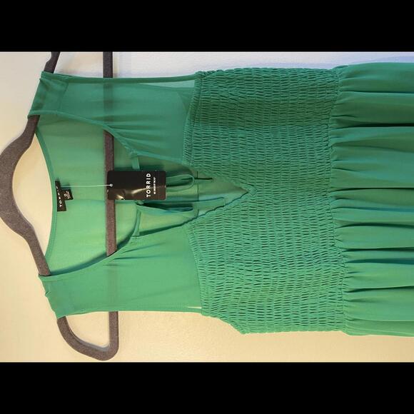 Torrid Green dress - Picture 2 of 5